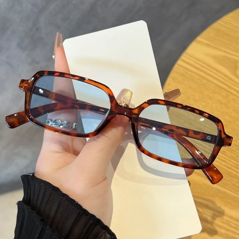 Vintage Fashion Luxury - Luxurious Rectangle Sunglasses Women Oval Vintage