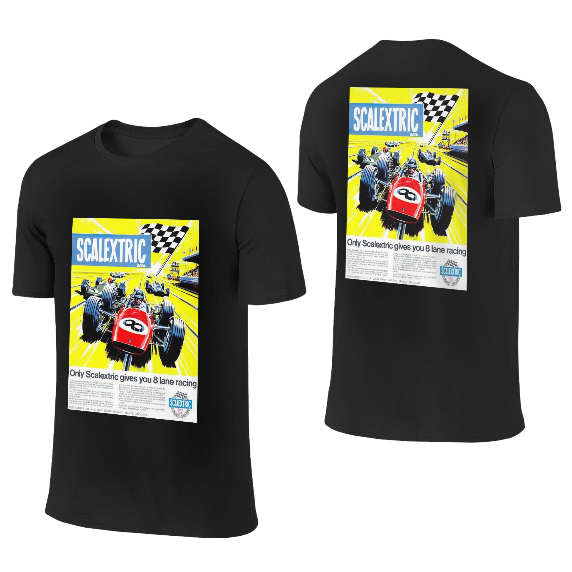 Vintage Fashion Stuff - 100% Cotton Scalextric Vintage Stuff T-Shirt