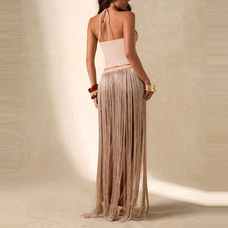 Vintage Fashion Outfit - Summer Solid Perspective Set Hot Girl
