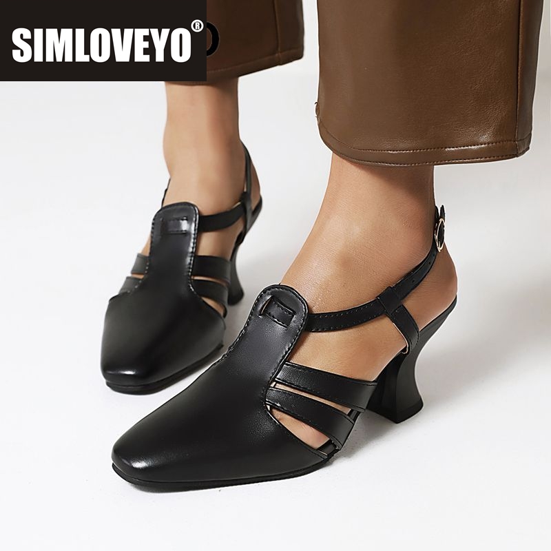 Vintage Fashion Heels - SIMLOVEYO 2025 Fashion Daily Sandals for