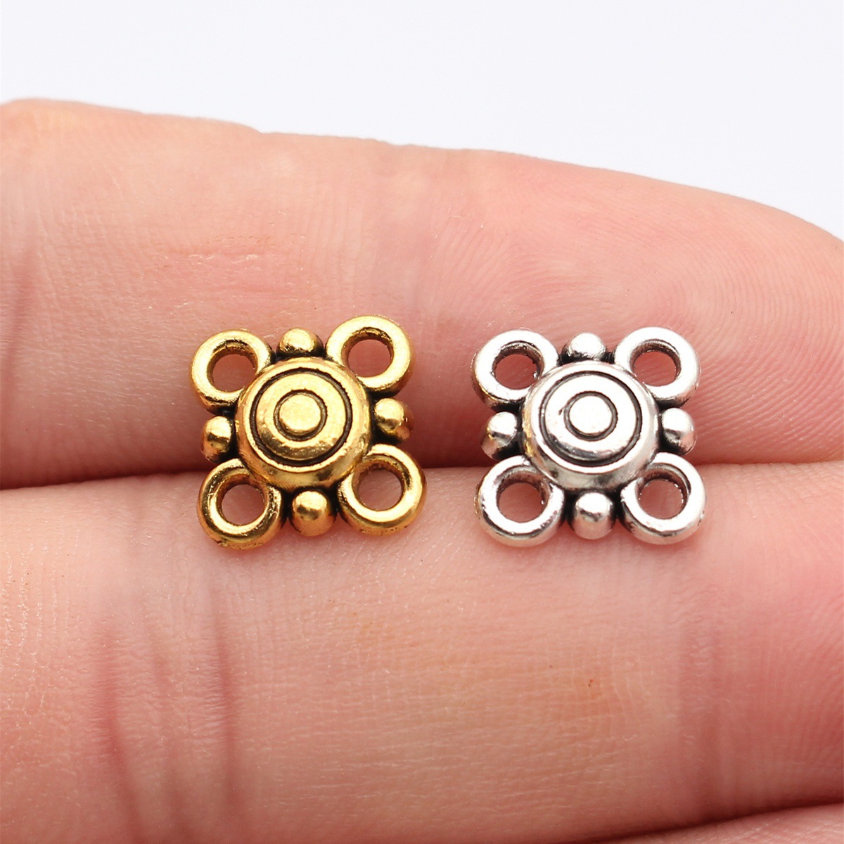 Vintage Fashion Tumblr - WYSIWYG 20pcs 15x15mm Antique Silver Color