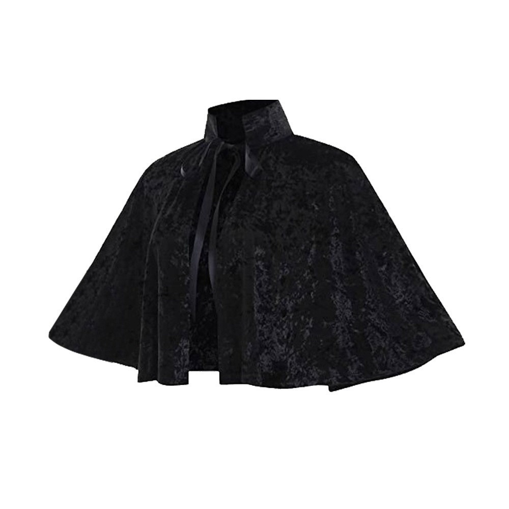 Velvet Blazer Vintage - New Vintage Cosplay Velvet Cape Victorian