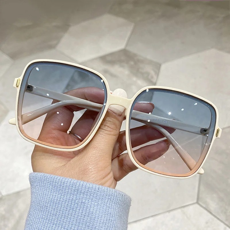 Vintage Fashion Glasses - Vintage Oversized Square Sunglasses Women Fashion