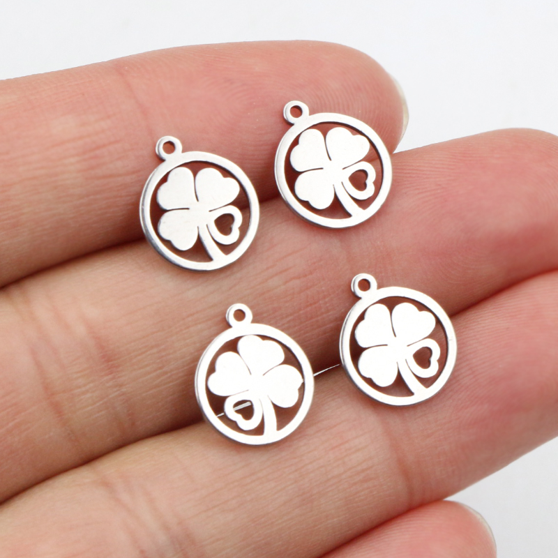 Vintage Fashion Tumblr - 30pcs 12x10mm Charms 316 Stainless Steel