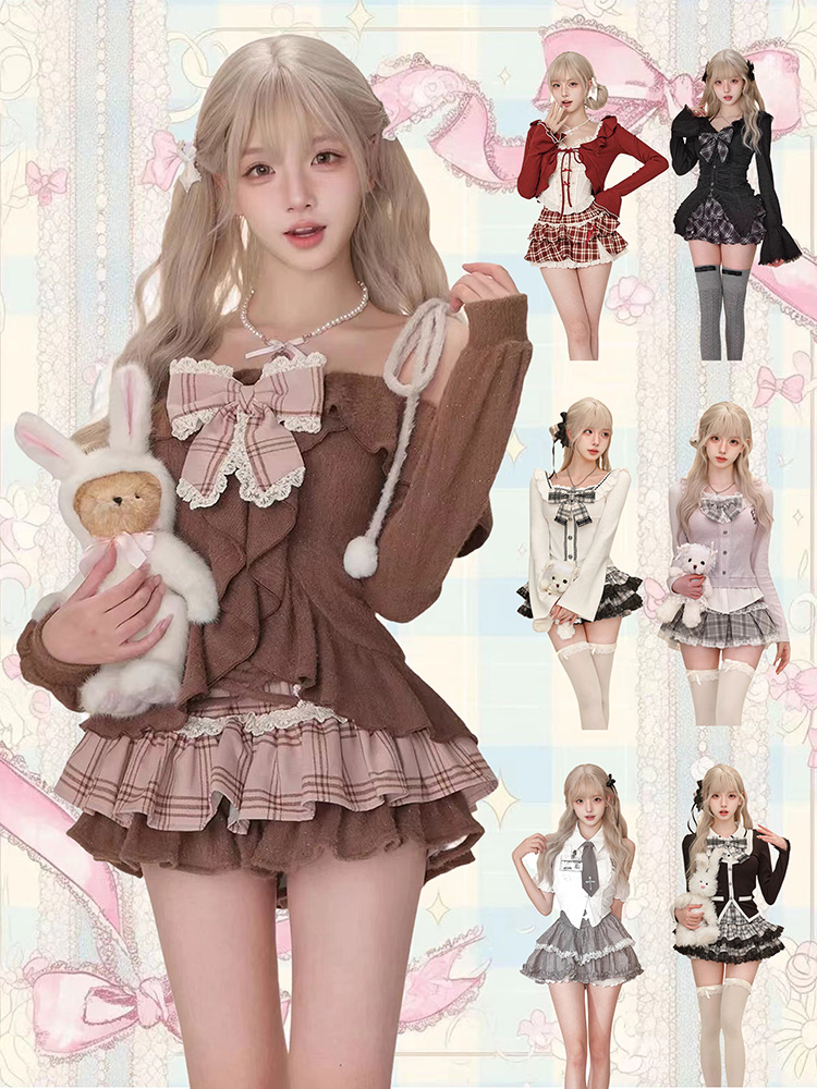 Vintage Fashion Outfit - Gothic Y2k Vintage Preppy Style 2