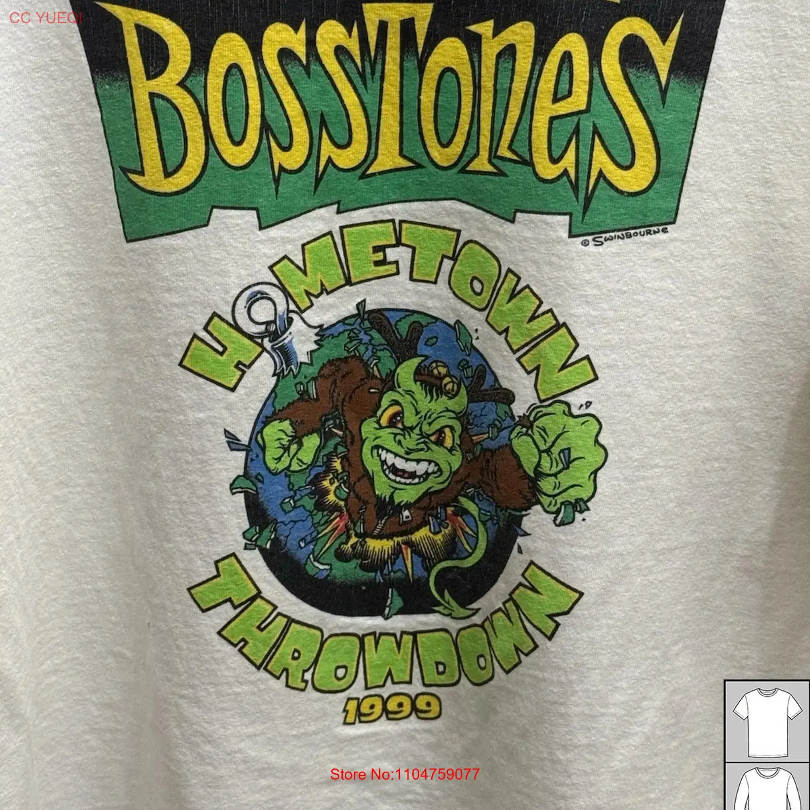 Vintage Fashion News - New Mighty Bosstones Hometown Throwdown Cotton