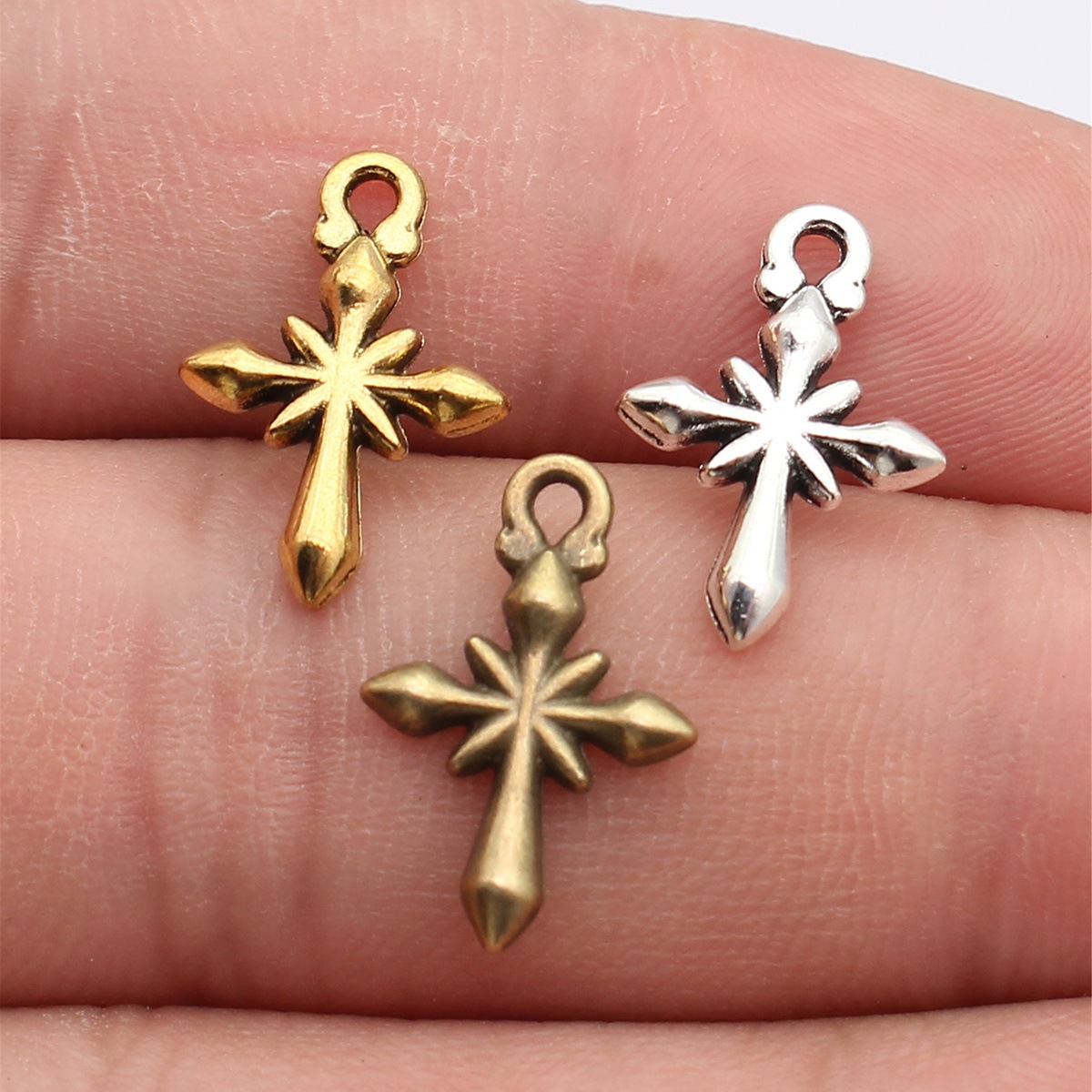 Vintage Fashion Tumblr - WYSIWYG 40pcs 18x12mm 3 Colors Antique