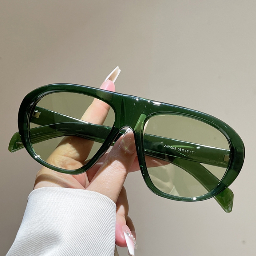 Vintage Fashion Luxury - New Oversized Pilot Sunglasses Women Men