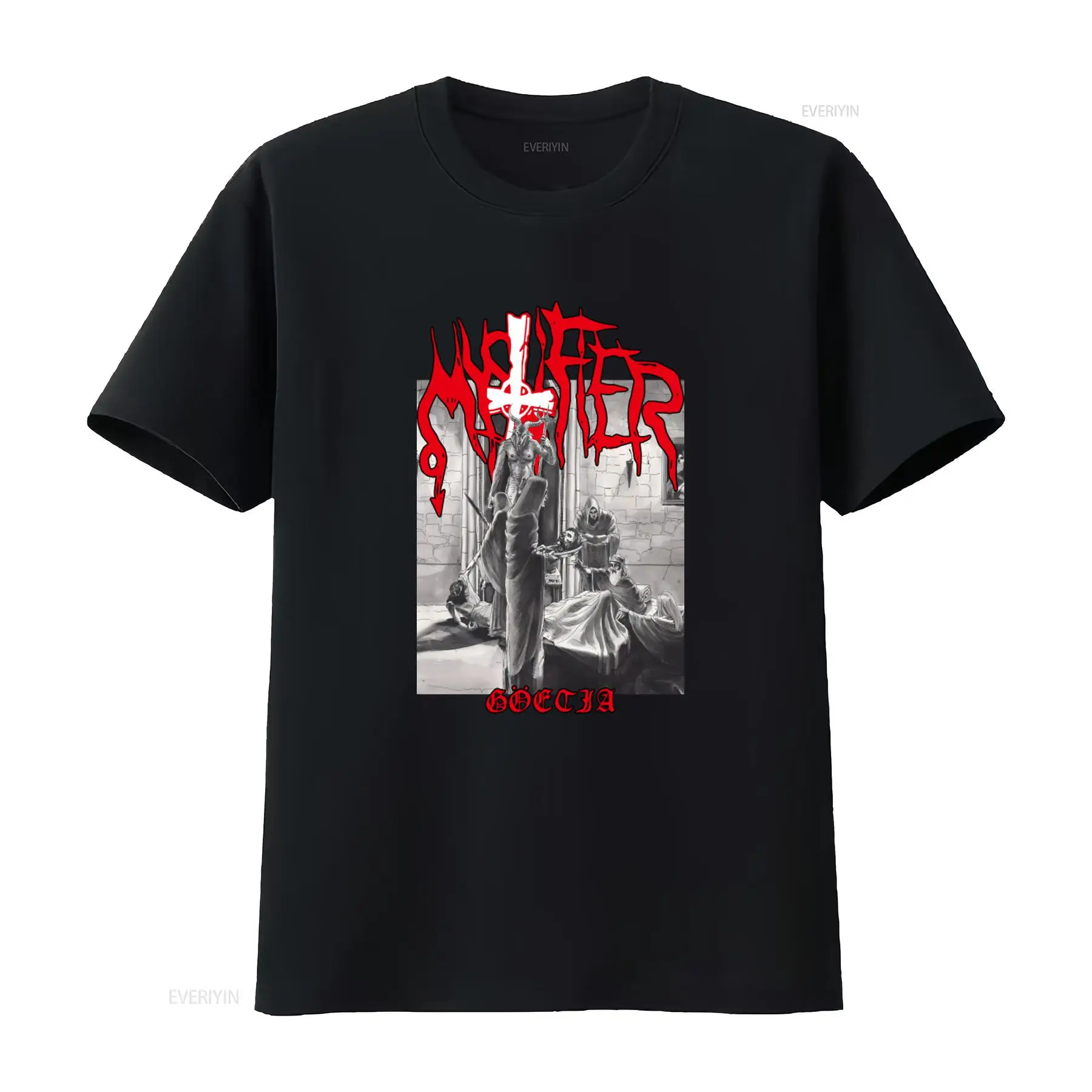 Vintage Fashion Influencer - Mystifier Goetia Black Metal T Shirt