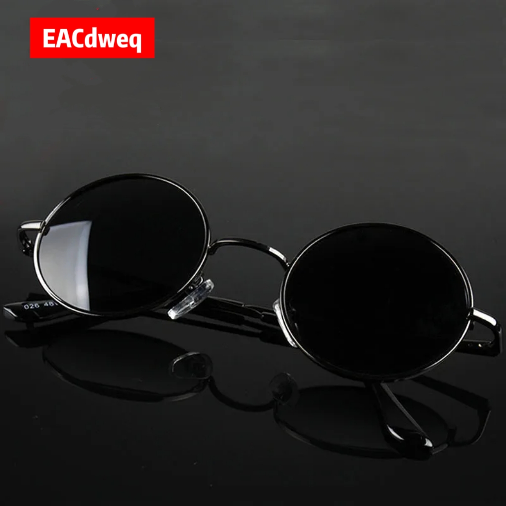 Vintage Fashion Glasses - Retro Vintage Round Sunglasses Men Brand