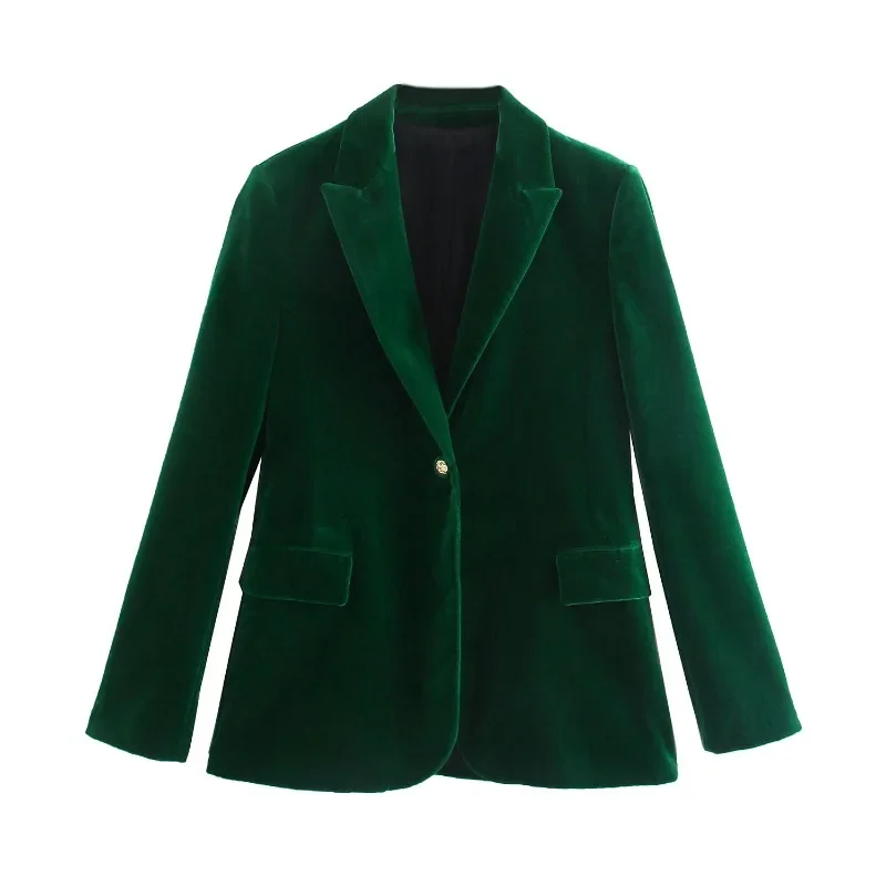 Elegant Velvet Women Blazer Fa - огляд і ціна Velvet Blazer Vintage