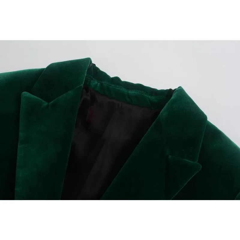Elegant Velvet Women Blazer Fa - огляд і ціна Velvet Blazer Vintage
