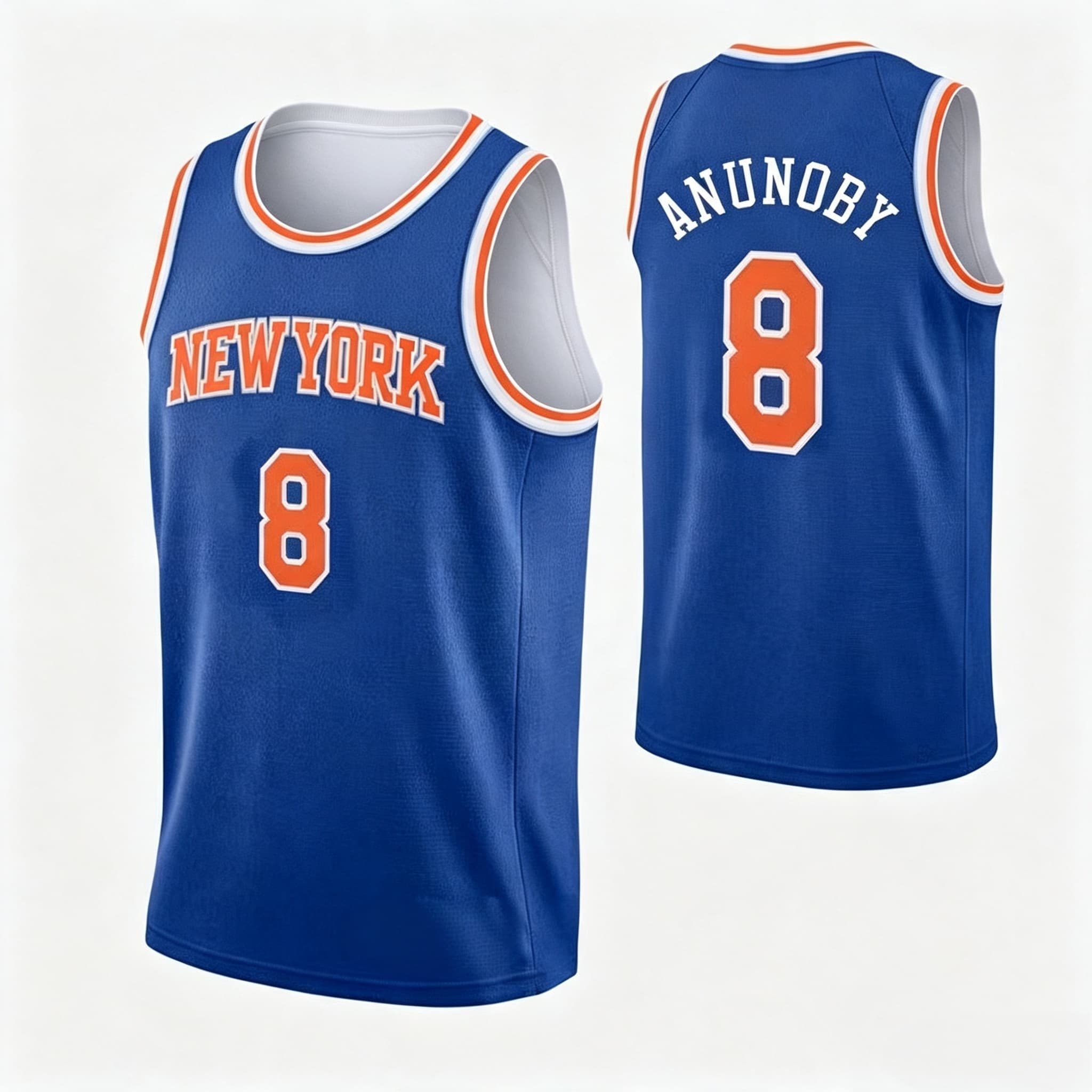 Men Anunoby #8 New York Basket - огляд і ціна Vintage Fashion York