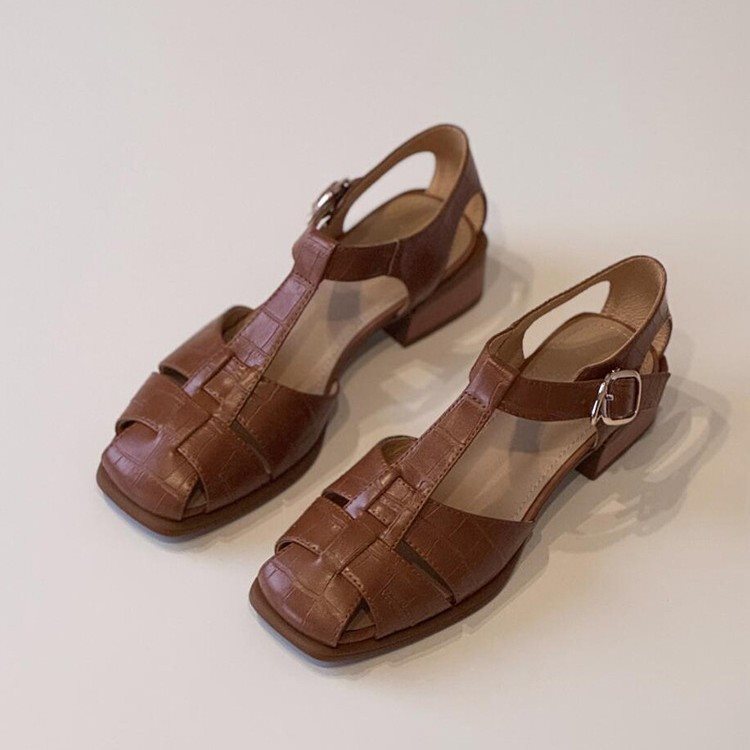 Women's Sandals Summer New Fas - огляд і ціна Vintage Fashion Heels