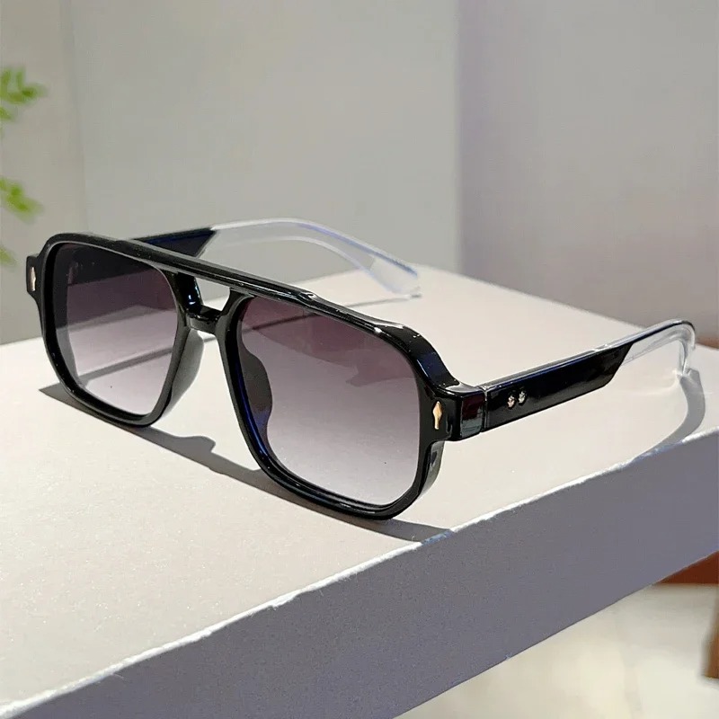 New Vintage Double Bridges Squ - огляд і ціна Vintage Fashion Glasses