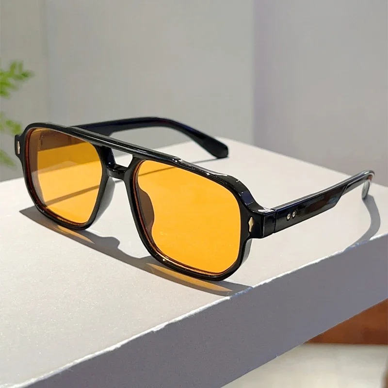 New Vintage Double Bridges Squ - огляд і ціна Vintage Fashion Glasses