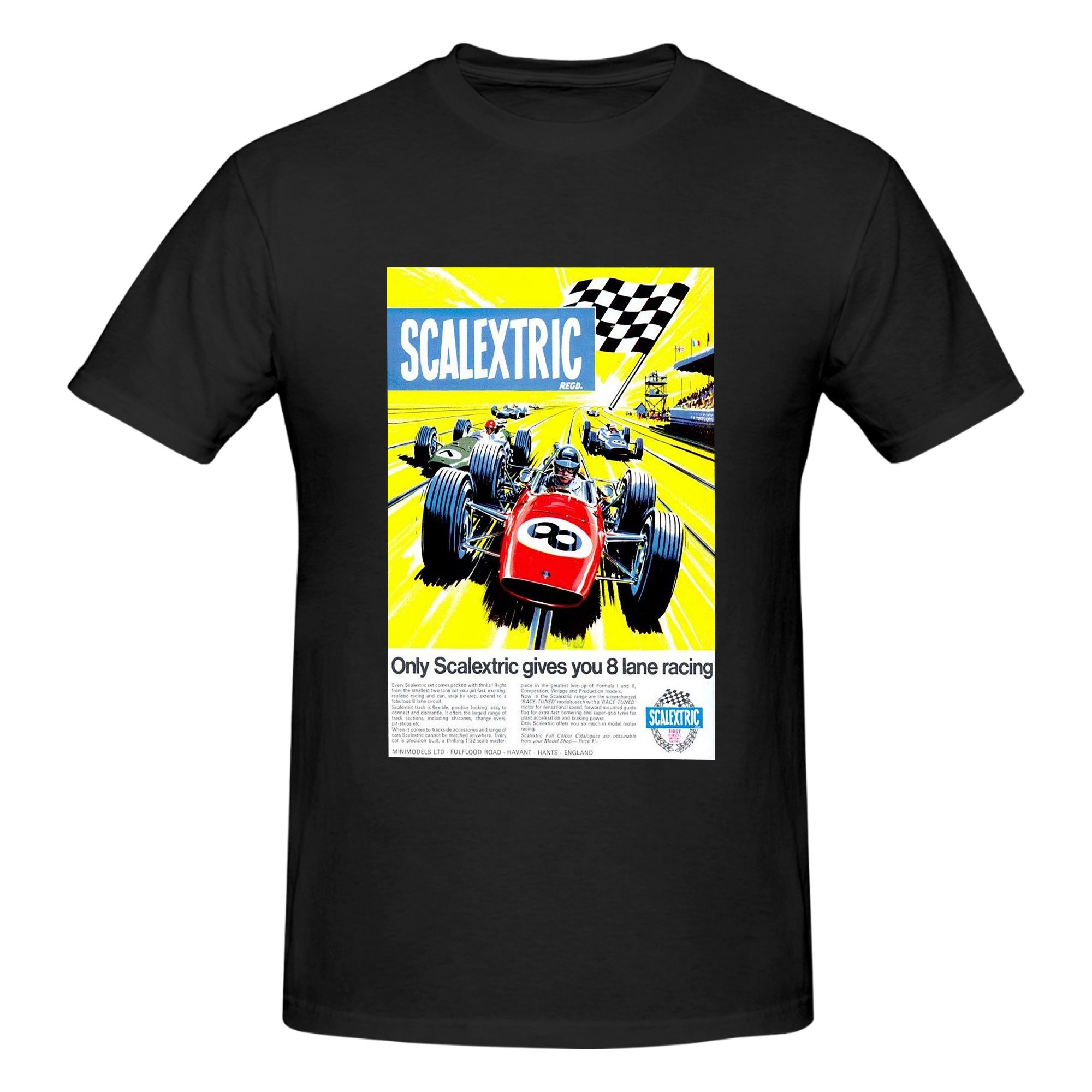 100% Cotton Scalextric Vintage - огляд і ціна Vintage Fashion Stuff