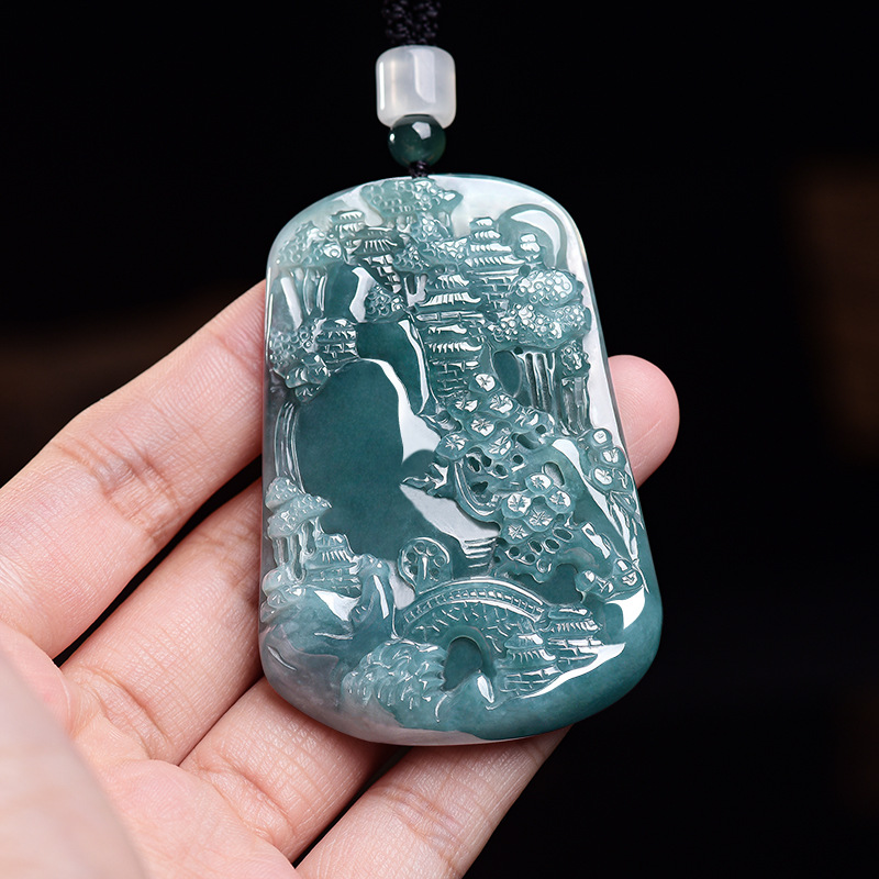 Natural Burmese Jadeite Scener - огляд і ціна Vintage Fashion Luxury