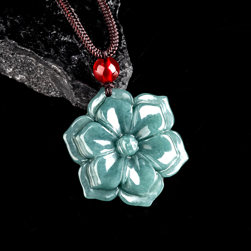 Burmese Jadeite Flower Pendant - огляд і ціна Vintage Fashion Luxury