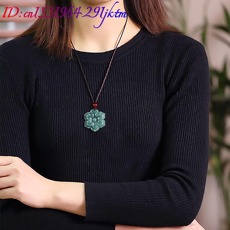 Burmese Jadeite Flower Pendant - огляд і ціна Vintage Fashion Luxury