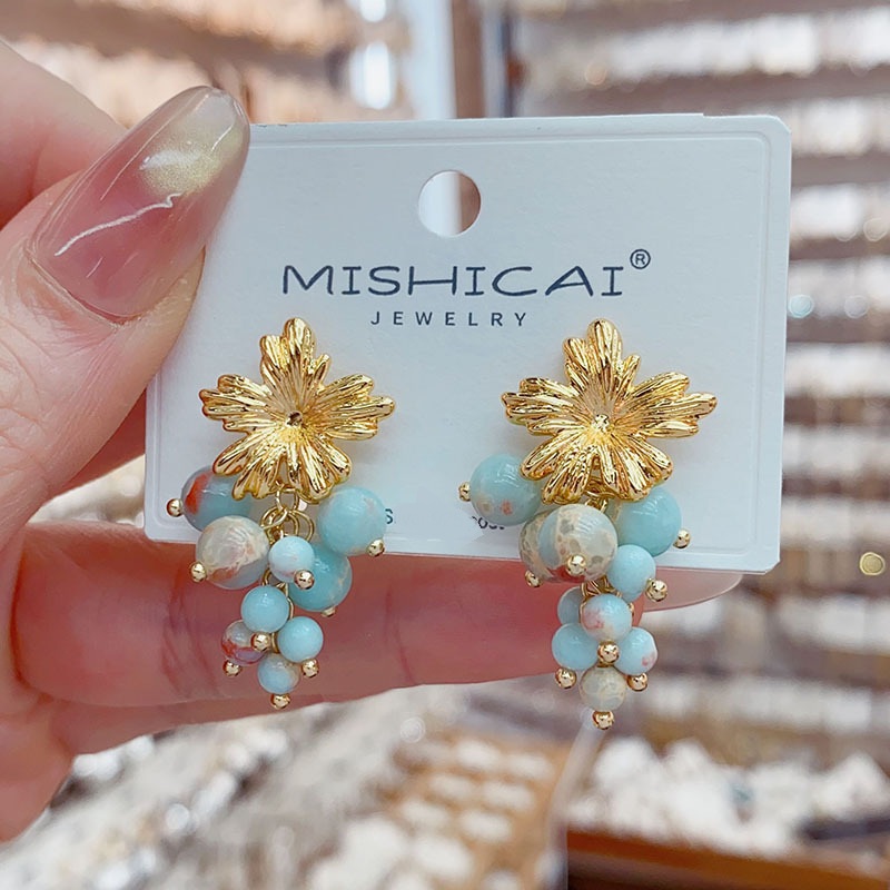 Turquoise Grape Cluster Stud E - огляд і ціна Vintage Fashion Influencer