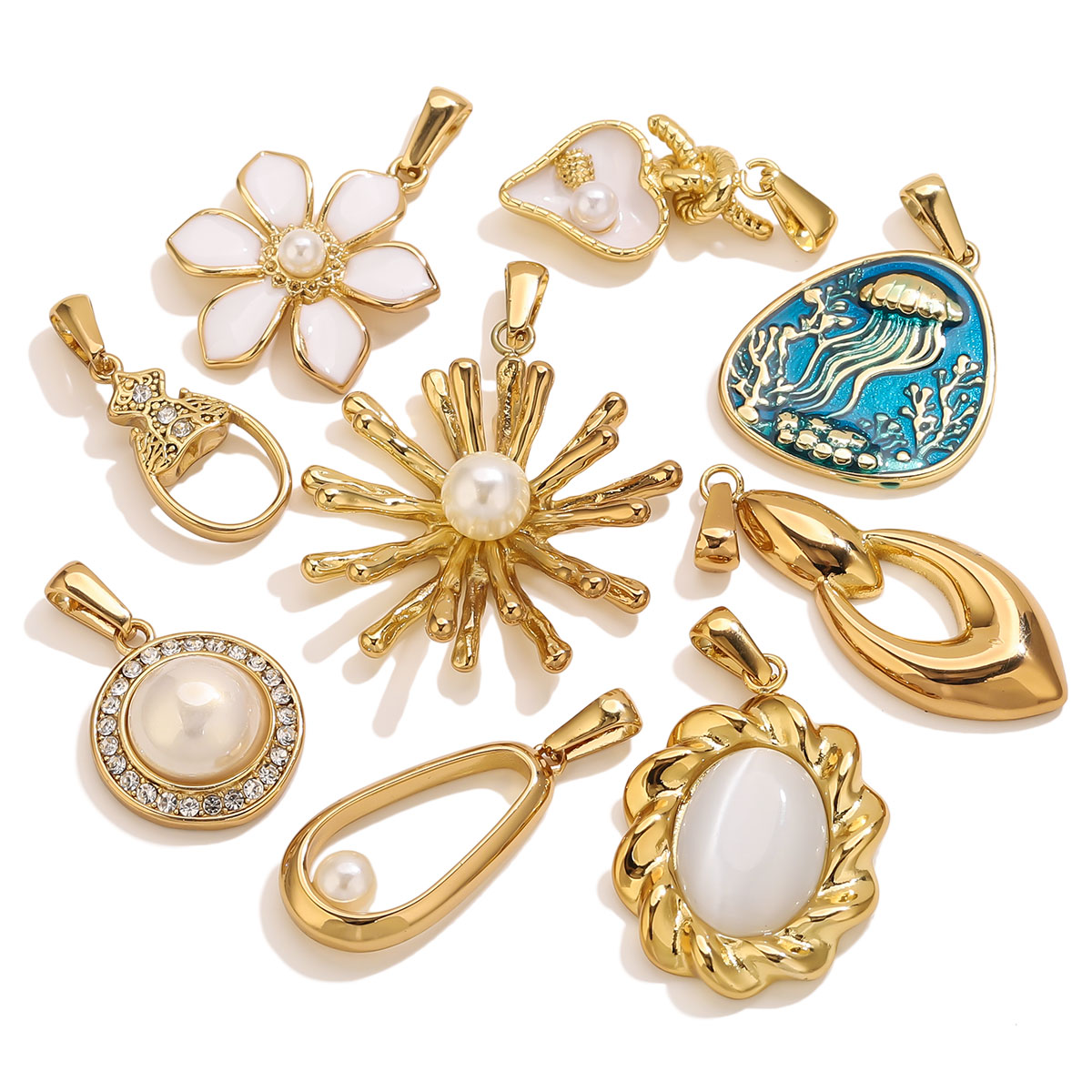 1Pcs 18K Gold Plated Stainless - огляд і ціна Vintage Fashion Tumblr