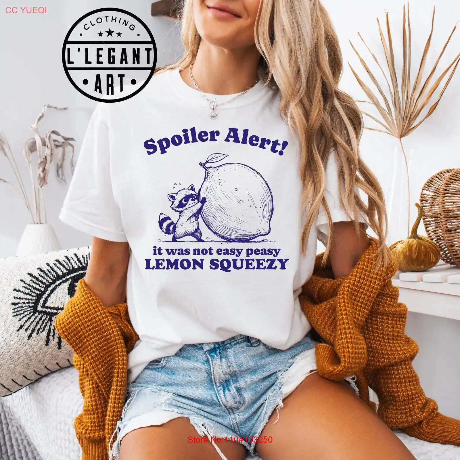 Raccoon Easy Peasy Lemon Squee - огляд і ціна Vintage Fashion Stuff