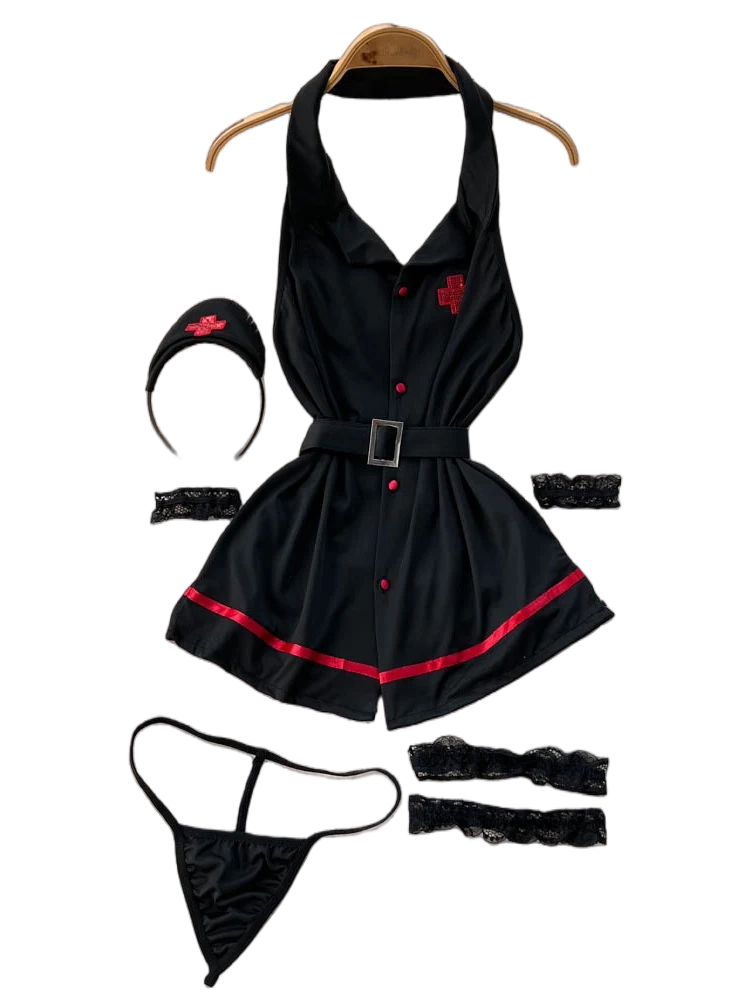 Erotic Fashion Sexy Halter Lin - огляд і ціна Vintage Fashion Style