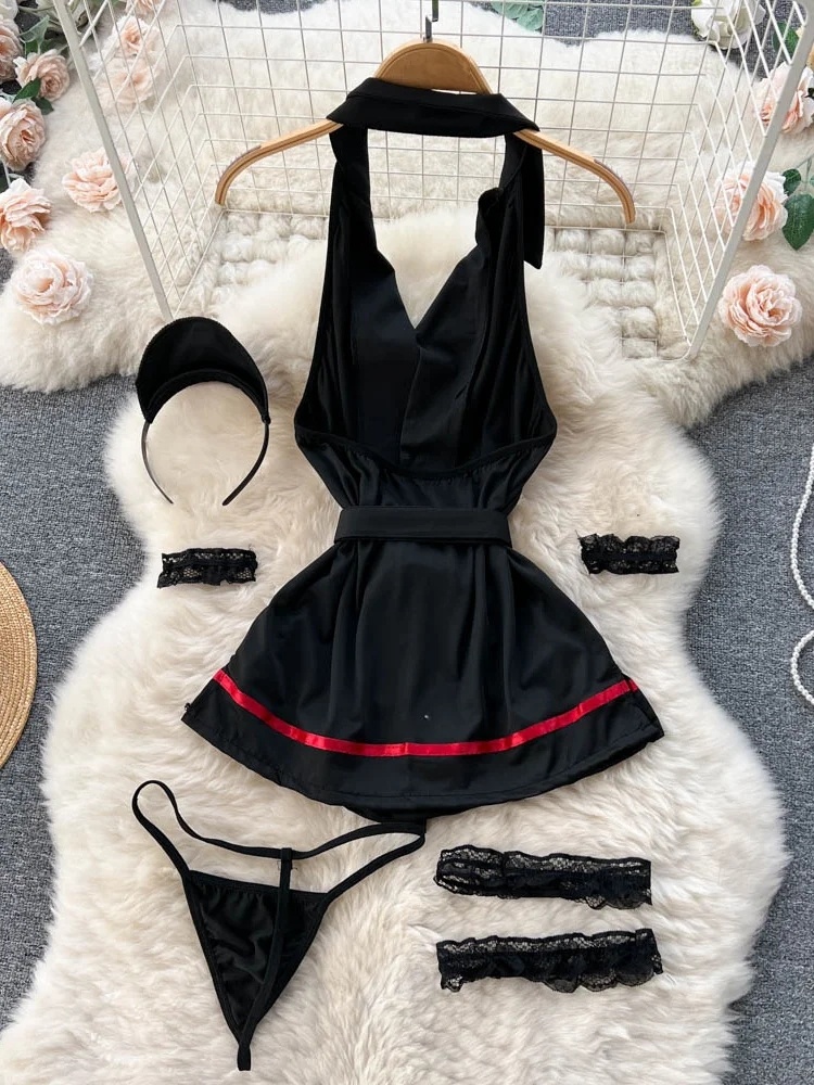 Erotic Fashion Sexy Halter Lin - огляд і ціна Vintage Fashion Style