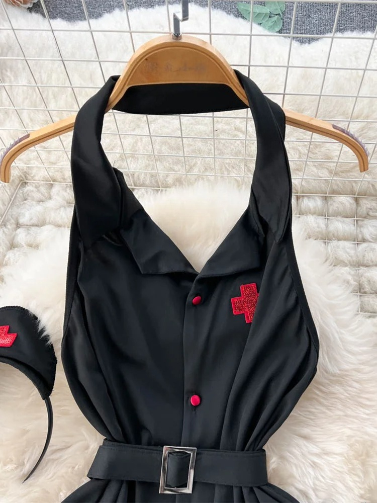 Erotic Fashion Sexy Halter Lin - огляд і ціна Vintage Fashion Style