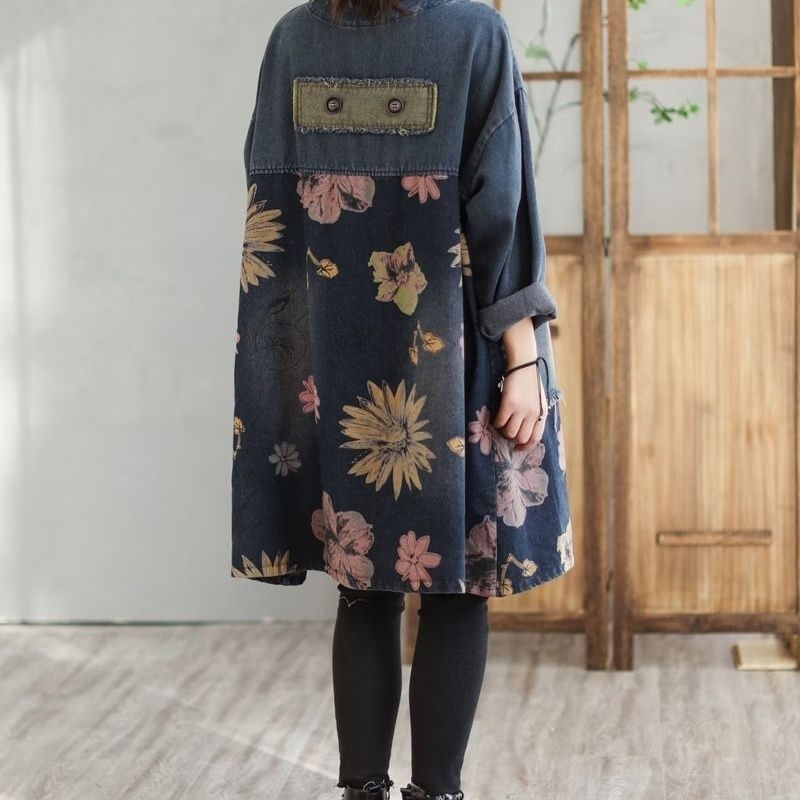 Medium And Long Denim Jacket W - огляд і ціна Vintage Trench Coat