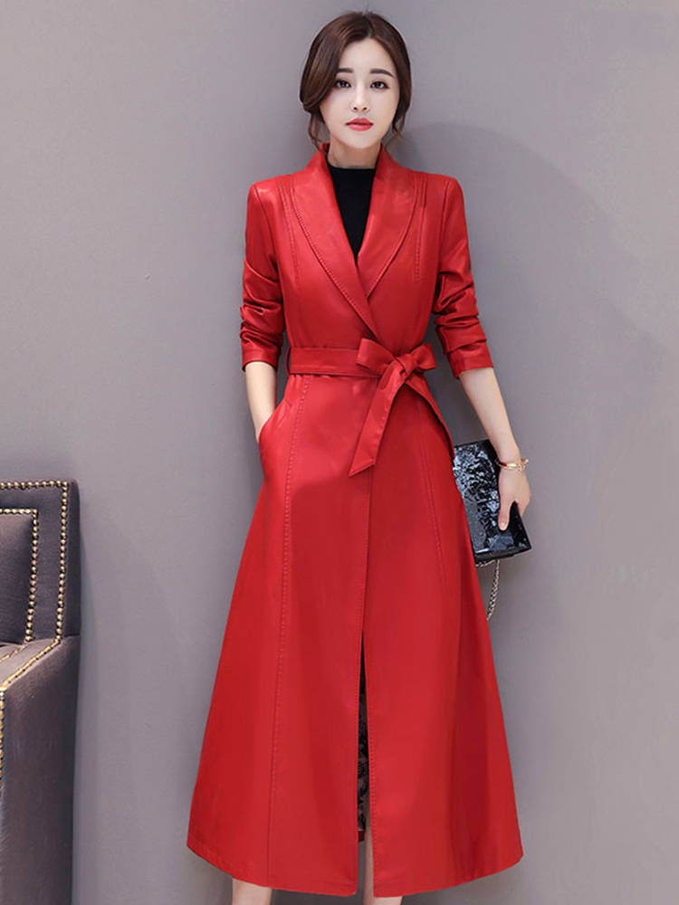 Luxury Sheepskin Long Trench C - огляд і ціна Vintage Trench Coat
