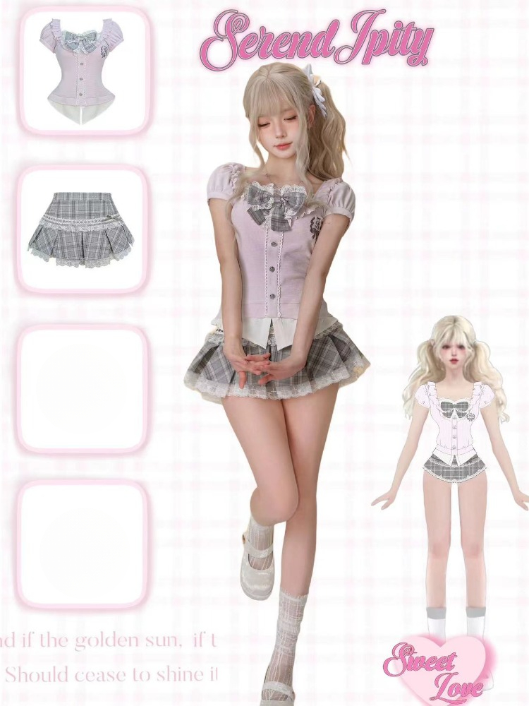 Gothic Y2k Vintage Preppy Styl - огляд і ціна Vintage Fashion Outfit