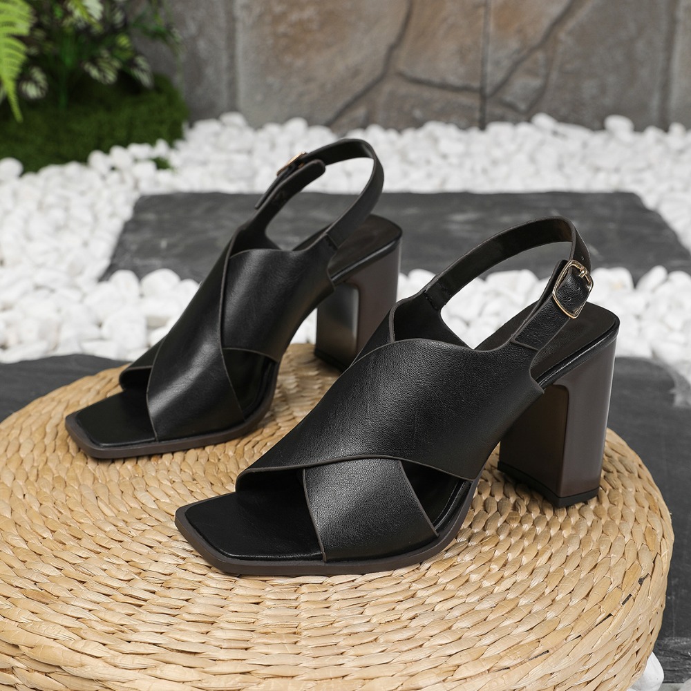 Women Sandals Vintage Square H - огляд і ціна Vintage Fashion Heels