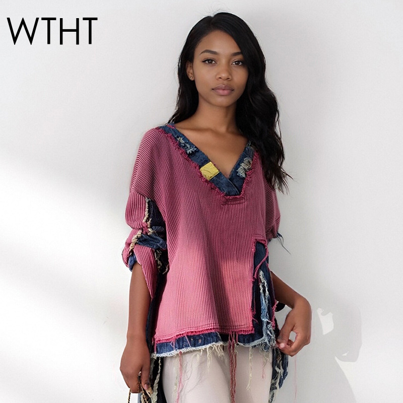 WTHT Fashion Women's Spliced D - огляд і ціна Vintage Fashion Influencer