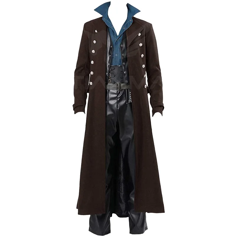 Medieval Men British Style Pun - огляд і ціна Vintage Trench Coat