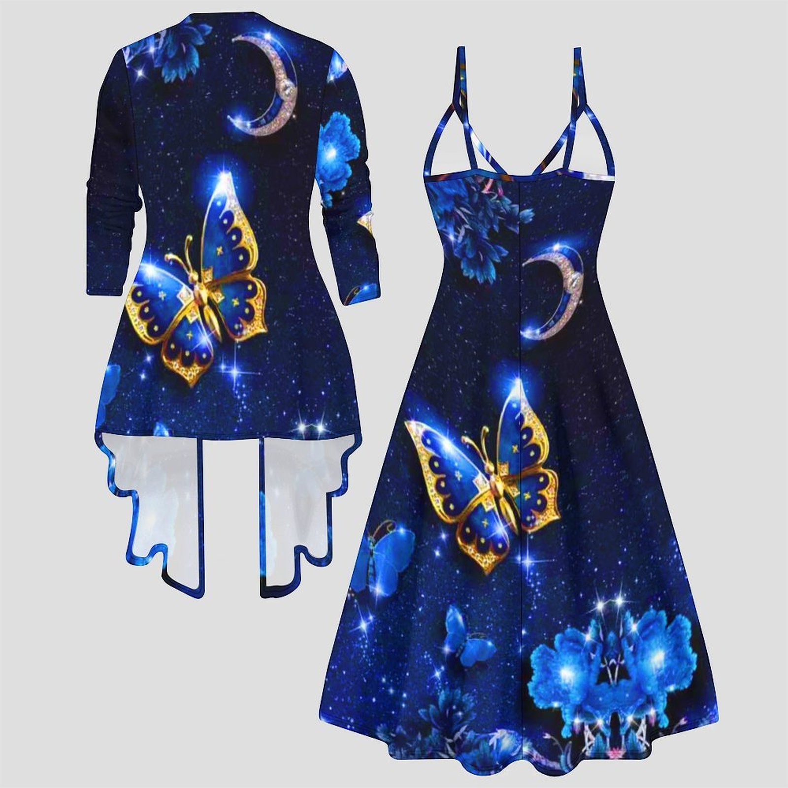 Vintage Print Two Piece Matchi - огляд і ціна Vintage Fashion Outfit
