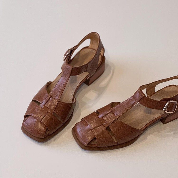 Women's Sandals Summer New Fas - огляд і ціна Vintage Fashion Heels