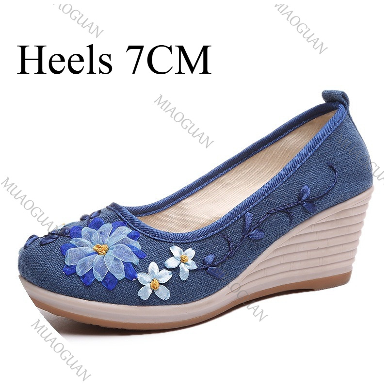 Embroidered Women Comfort Wedg - огляд і ціна Vintage Fashion Heels
