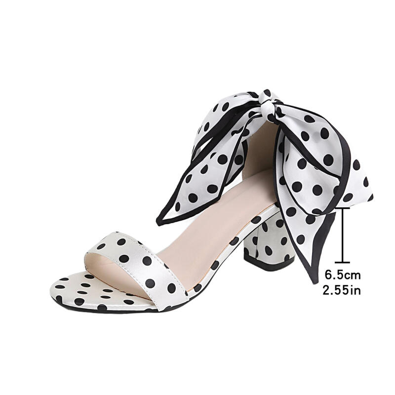Vintage Black White Polka Dots - огляд і ціна Vintage Fashion Heels
