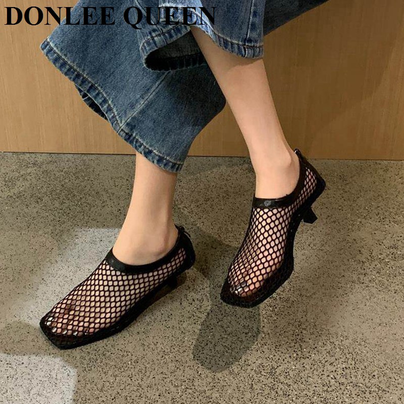Vintage Mesh Square Toe Mule S - огляд і ціна Vintage Fashion Heels