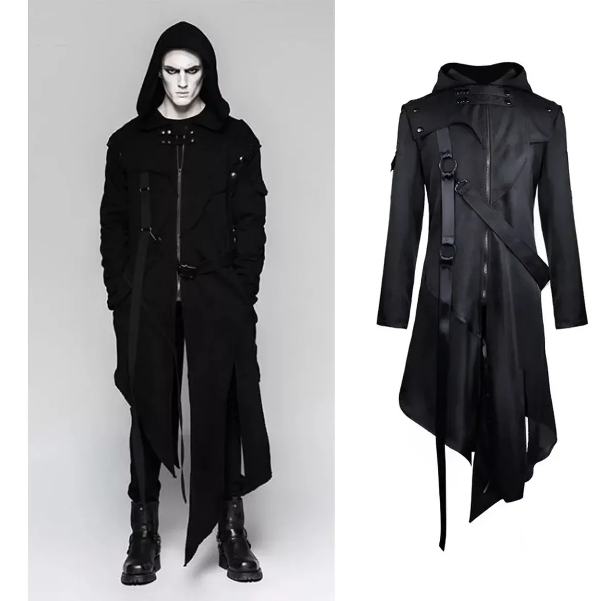 Steampunk Trench Coat Gothic J - огляд і ціна Vintage Trench Coat