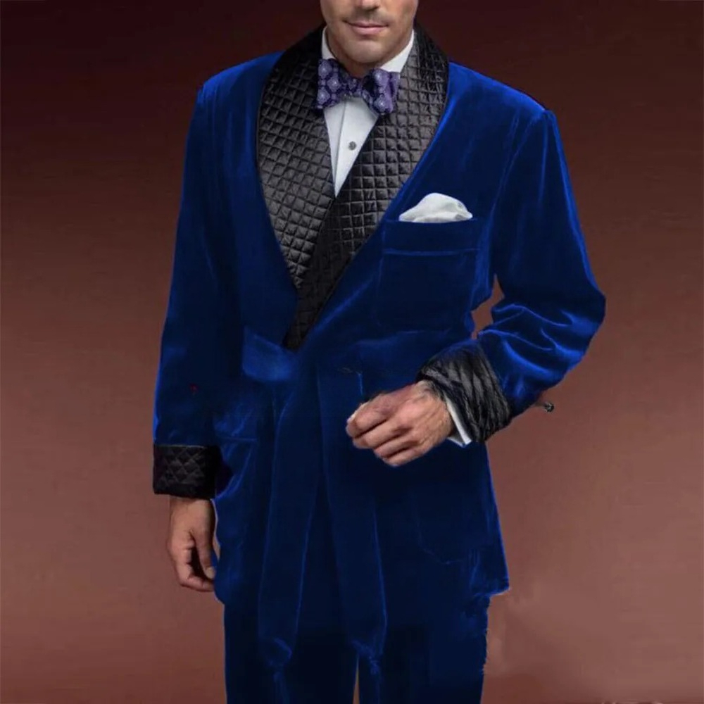 Green Velvet Smoking Suit Jack - огляд і ціна Velvet Blazer Vintage