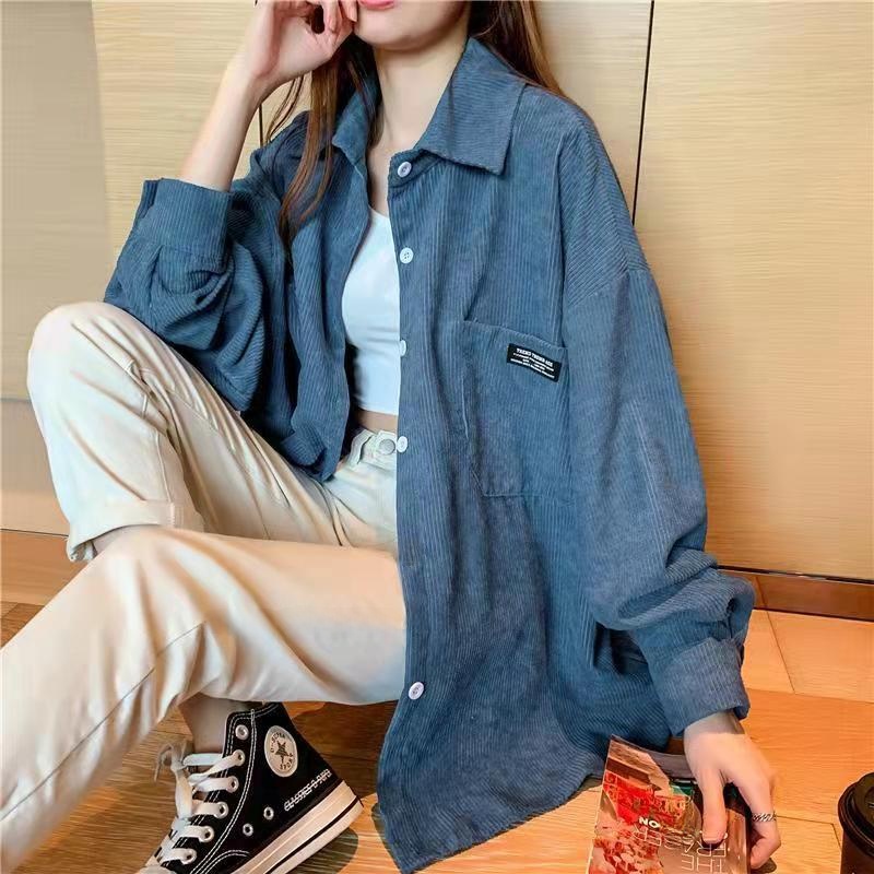 Corduroy Jacket Women's Loose  - огляд і ціна Vintage Fashion Hong Kong