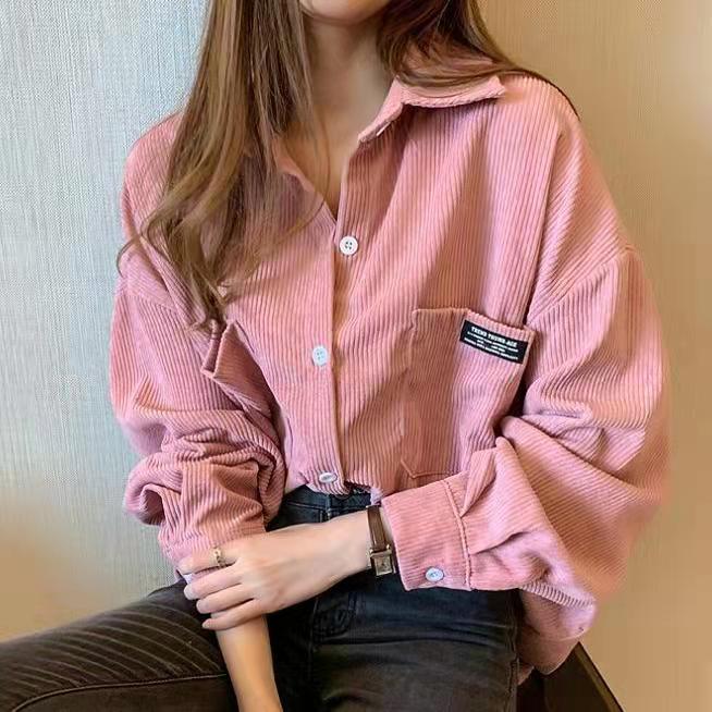 Corduroy Jacket Women's Loose  - огляд і ціна Vintage Fashion Hong Kong