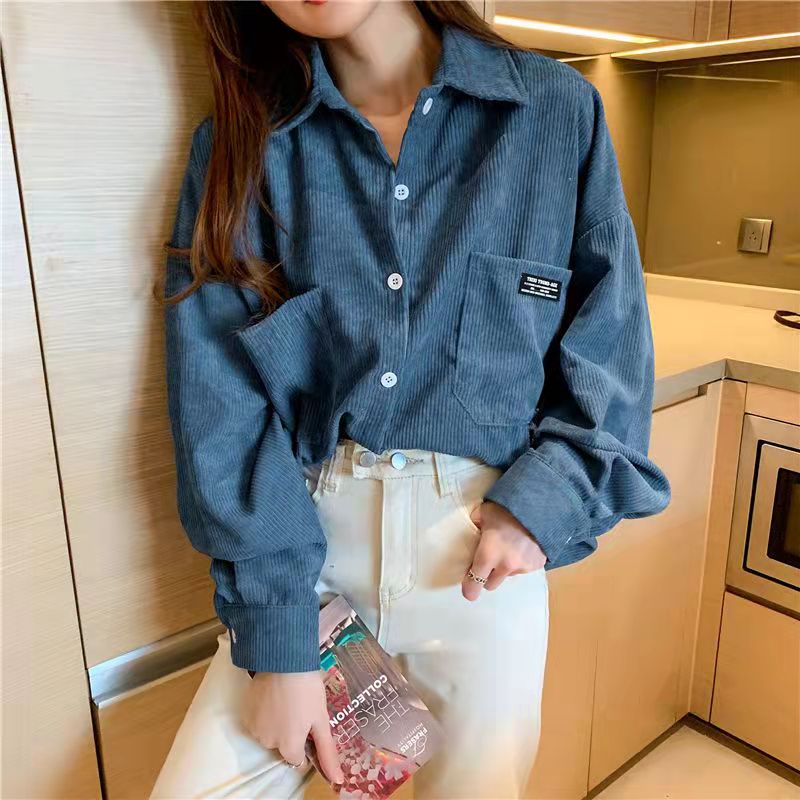 Corduroy Jacket Women's Loose  - огляд і ціна Vintage Fashion Hong Kong