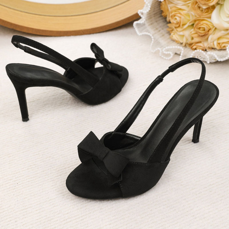 2026 Summer Peep Toe Backless  - огляд і ціна Vintage Fashion Heels