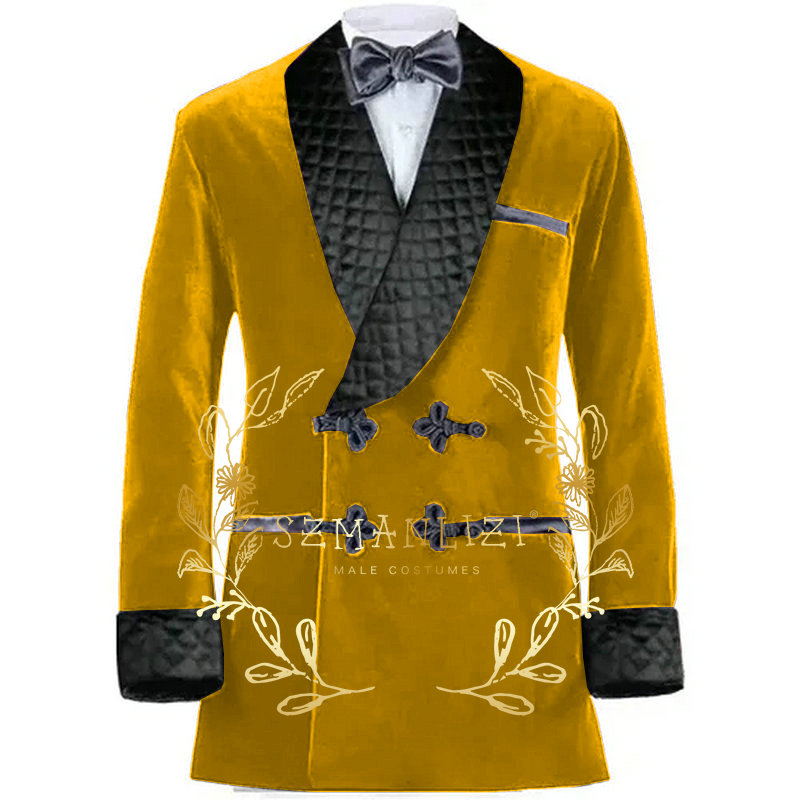 Double Breasted Purple Velvet  - огляд і ціна Velvet Blazer Vintage