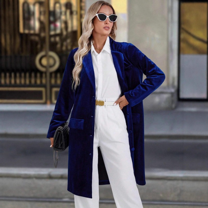 Luxury Vintage Velvet Trench C - огляд і ціна Velvet Blazer Vintage