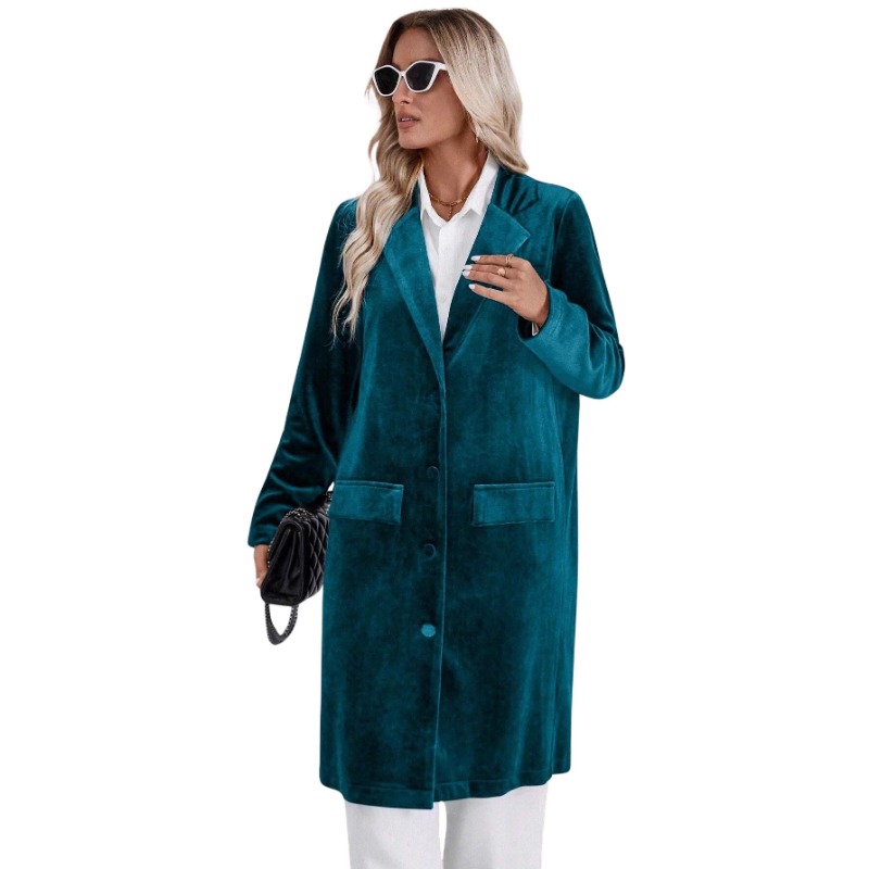 Luxury Vintage Velvet Trench C - огляд і ціна Velvet Blazer Vintage